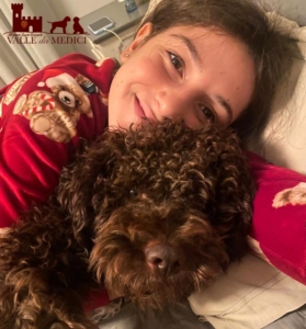 children and lagotto happy teo