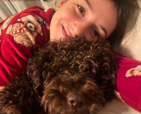 children and lagotto happy teo
